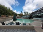Outdoor Pool, Snack Bar and Mountain at Waterville Estates Recreation Center